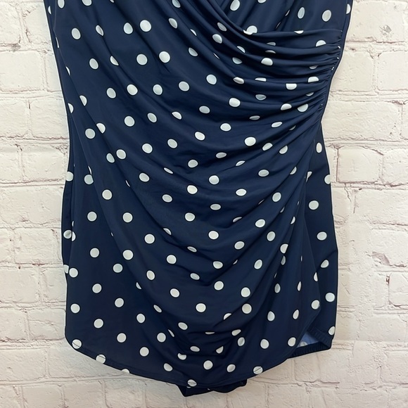 Lands' End SlenderSuit Skirted One Piece Swimsuit - Picture 6 of 16